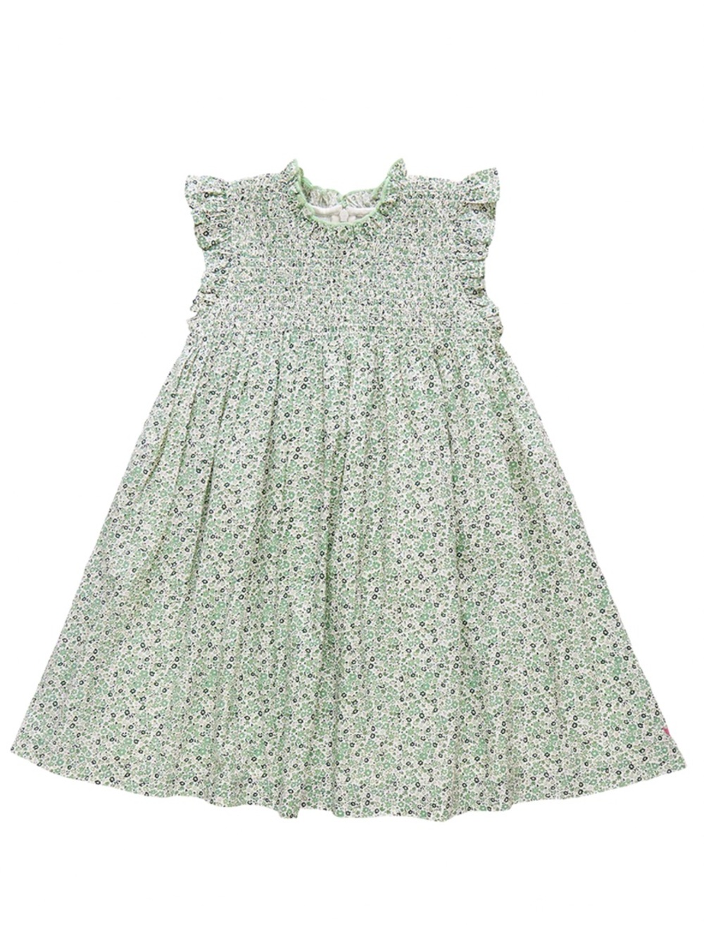 Pink Chicken girls stevie dress - green mini ditsy Size 8